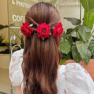 Kẹp Tóc Hình Bông Hoa Xinh Xắn Dành Cho Nữ
