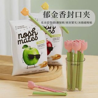 ￼set 5 Kẹp niêm phong, Kẹp đóng túi đựng thực phẩm bằng nhựa hình hoa Tulip giá sỉ