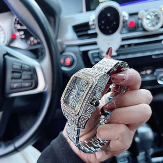 ĐỒNG HỒ NAM TRUNG CẤP CATI FULL ĐÁ MẶT GIẢ CƠ LỘ MÁY SANG TRỌNG 5