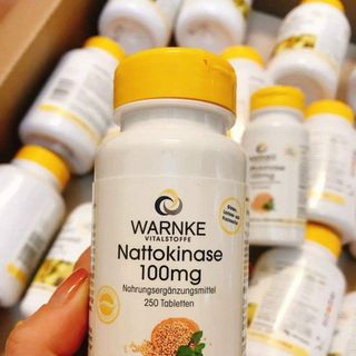 VIÊN UỐNG PHÒNG CHỐNG ĐỘT QUỴ NATTOKINASE WARNKE 100mg, Lọ 250 viên giá sỉ