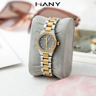Đồng Hồ Nữ Tròn Bonaier 274 Đính Hạt Bên Ngoài, Thanh Lịch Và Quý Phái