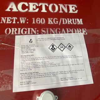 Dung môi tẩy rửa Acetone