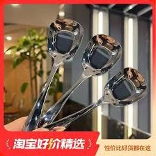 Muỗng Thìa Inox Đầu Vuông Cao Cấp Dày Dặn Dùng Xúc Kem Salad Súp Cháo Bánh giá sỉ