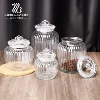 Sét 3 hũ thuỷ tinh hàng dày dặn thuỷ tinh trong xuốt to
