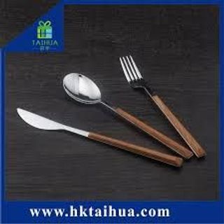 Thìa, dao, dĩa phong cách Châu Âu cao cấp dùng ăn bít tết, gia đình thĩa dĩa bé