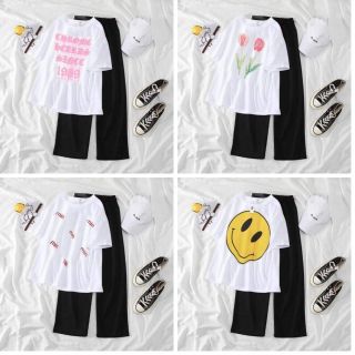 SET QUẦN DÀI ỐNG RỘNG KÈM ÁO PHÔNG
