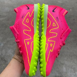 Giày đá bóng Vapor 15 Elite hồng đế vàng chanh TF giá sỉ