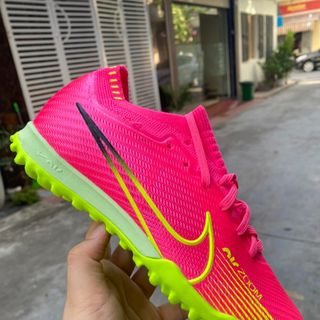 Giày đá bóng Vapor 15 Elite hồng đế vàng chanh TF giá sỉ