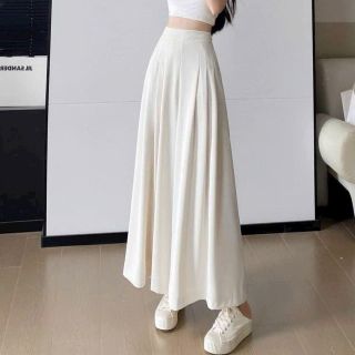 QUẦN XÒE GIẢ VÁY ỐNG SIÊU RỘNG VẢI TACTA XỊN SÒ