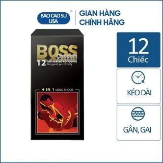 Bao cao su Boss 4 in 1 giá sỉ