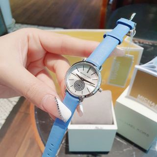 ĐỒNG HỒ NỮ CAO CẤP M KORS 2733  KIM GIÂY RỜI DÂY DA SIZE MINI