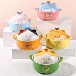 Bộ Bát Đĩa Gốm Sứ Hình Mèo Dễ Thương (Model MEOW) - Phong Cách Hàn Quốc giá sỉ