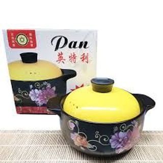 Nồi đất họa tiết0.5 lít hầm canh thịt cao cấp
