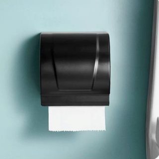 Móc giấy vệ sinh màu đen bằng nhôm sơn tĩnh điện