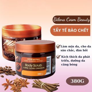 Tẩy Tế Bào Chết Body SCrub Quế Hồi Cafe Nga Bilena 380g