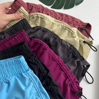 Quần đùi nữ 2 lớp dây rút mới Phom chất chuẩn đẹp Size m.l.xl.xxl Ri 2222 Tách nửa ri được