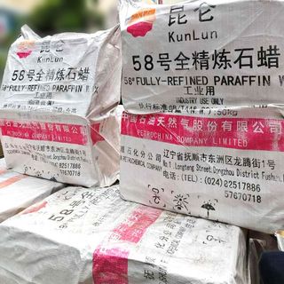 Sáp Paraffin Wax 58, Kunlun 50kg/bao