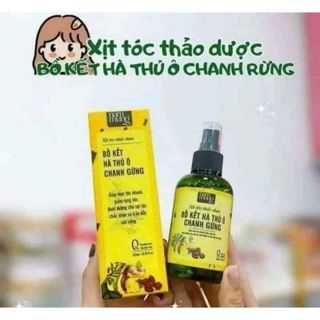 CHÍNH HÃNG] Xịt tóc Thảo Dược BỒ KẾT HÀ THỦ Ô CHANH GỪNG giá sỉ