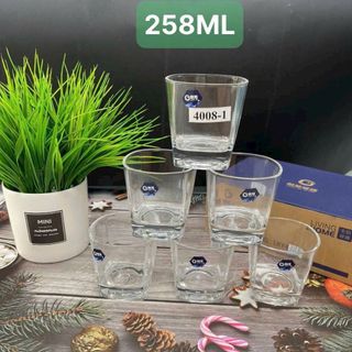 Siêu rẻ Bộ 6 cốc thủy tinh Ocean vuông