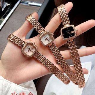 ĐỒNG HỒ NỮ THỜI TRANG GU CII MẶT VUÔNG SIZE MINI  3