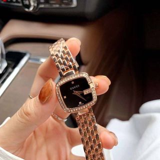 ĐỒNG HỒ NỮ THỜI TRANG GU CII MẶT VUÔNG SIZE MINI 3