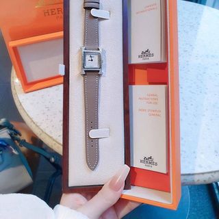 ĐỒNG HỒ NỮ CAO CẤP HEMES DÂY DA MẶT VIỀN ĐÁ NEW 4