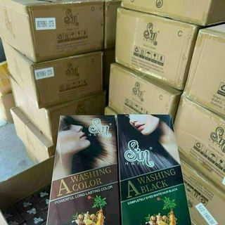 Dầu Gội Phủ Bạc Sin Hair Đen