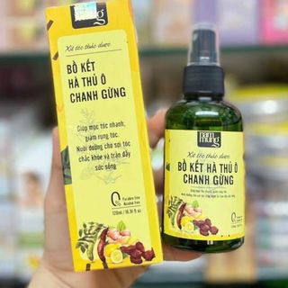 Xịt tóc thảo dược bồ kết hà thủ ô chanh gừng Namnung CHÍNH HÃNG
