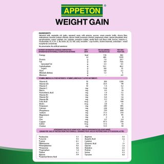 [Tặng 1 cân điện tử] Combo 4 lon Sữa Tăng Cân Appeton Weight Gain Junior cho Trẻ Em hương Vanila - Lon 450g
