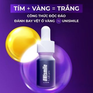 Serum trắng răng Unismile cải thiện trắng răng, vết ố vàng, làm sạch mảng bám răng miệng 10ml