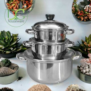 Bộ 3 nồi Cookery 1 Đáy (16 18 24)