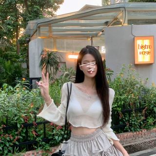 CHÂN VÁY NƠ BÍ CÓ LÓT CV16 - LÊ PHƯƠNG BOUTIQUE
