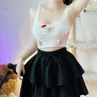 CHÂN VÁY 2 TẦNG ĐÍNH DÂY - LÊ PHƯƠNG BOUTIQUE
