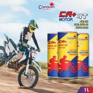 Nhớt xe máy Canavin CA+ MOTOR 10W40 SM/MA2 1L