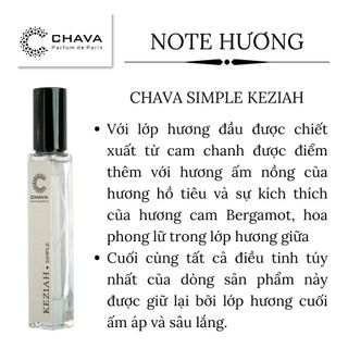 NƯỚC HOA MINI SIMPLE KEZIAH 10ML PHONG CÁCH XỊT - CHAVA