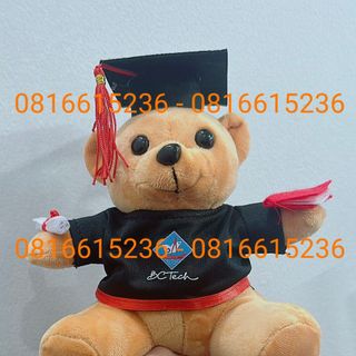 Gấu bông in logo tốt nghiệp giá sỉ