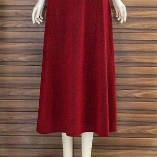 Đầm maxi dạ hội trung niên chất nhũ kim sa co giãn cực tốt cho mẹ dự tiệc sang trọng bigsize 80KG M442