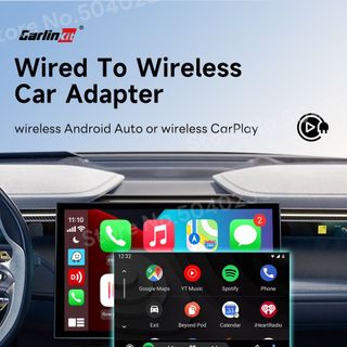 [Carlinkit 5.0 2air] Bộ chuyển đổi kết nối Apple Carplay + Android Auto không dây cho xe ô tô Gen 5