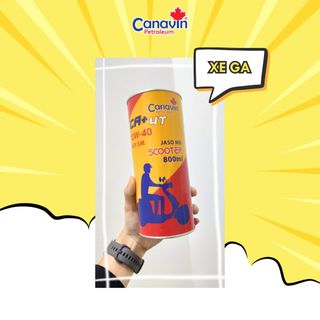 Nhớt xe máy Canavin CA+ SCOOTER 10W40 SM/MB 0.8L