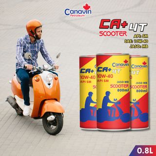 Nhớt xe máy Canavin CA+ SCOOTER 10W40 SM/MB 0.8L