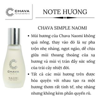NƯỚC HOA MINI SIMPLE NAOMI 12ML PHONG CÁCH LĂN - CHAVA