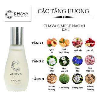 NƯỚC HOA MINI SIMPLE NAOMI 12ML PHONG CÁCH LĂN - CHAVA