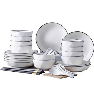 Đĩa 8 ảo trắng trám viền ( THÙNG 60 C )