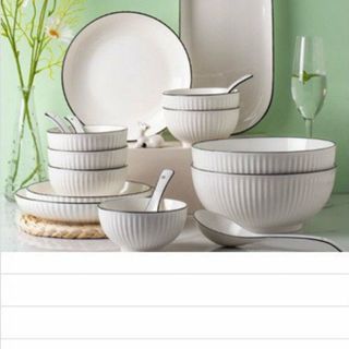 Tô 7 sọc trắng viền đen / thùng 48c