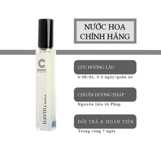 NƯỚC HOA MINI SIMPLE DAVID 10ML PHONG CÁCH XỊT - CHAVA giá sỉ