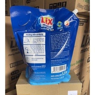 Nước Giặt LIX Matic hương nước hoa 3.5kg giặt tẩy mọi vết bẩn cứng đầu cho máy giặt NGM42 giá sỉ