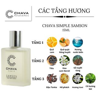 NƯỚC HOA MINI SIMPLE SAMSON 15ML PHONG CÁCH LĂN - CHAVA