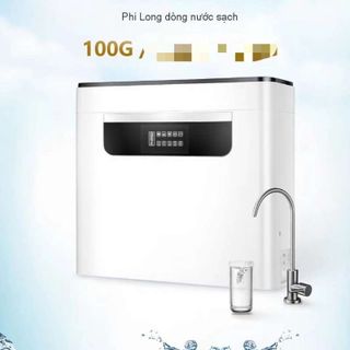 Máy lọc nước nhà uống trực tiếp RO Máy lọc nước thẩm thấu ngược Nhà bếp Máy lọc nước giếng nước máy lọc nước tinh kh100G