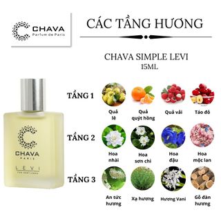 NƯỚC HOA MINI SIMPLE LEVI 15ML PHONG CÁCH LĂN - CHAVA