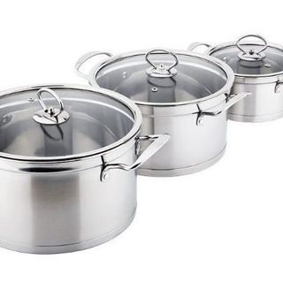 Bộ nồi 3 đáy (size 18 20 24) - inox 201